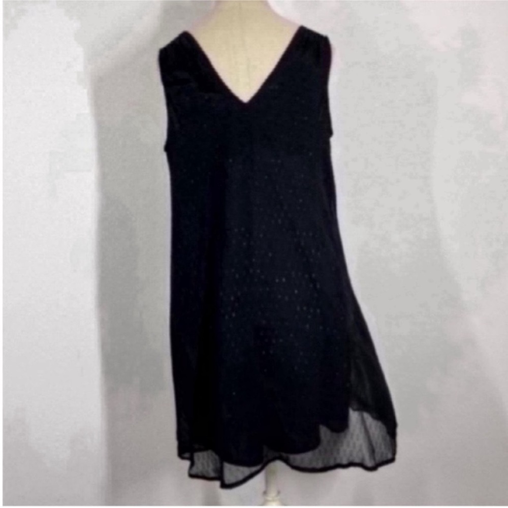 Madewell Black V-Neck Midi Dress